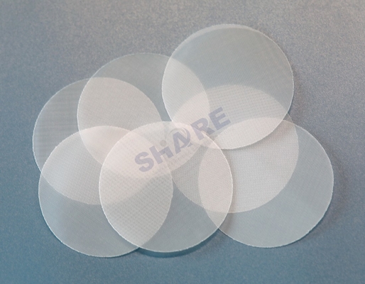 Diameter 25 47 55 Mm Polyester Filter Mesh Cutted Discs For Laboratory Test