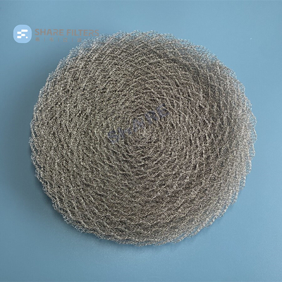 Rolled Corrugated Stainless Steel Wire Mesh Strainer for Fuel Filter, Knitted Metal Mesh