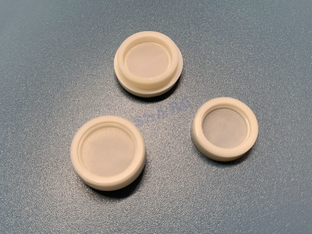 Infusion Disc Filter With Nylon Mesh 15μM White ABS OD13.0×3.6mm IV Drip Chamber