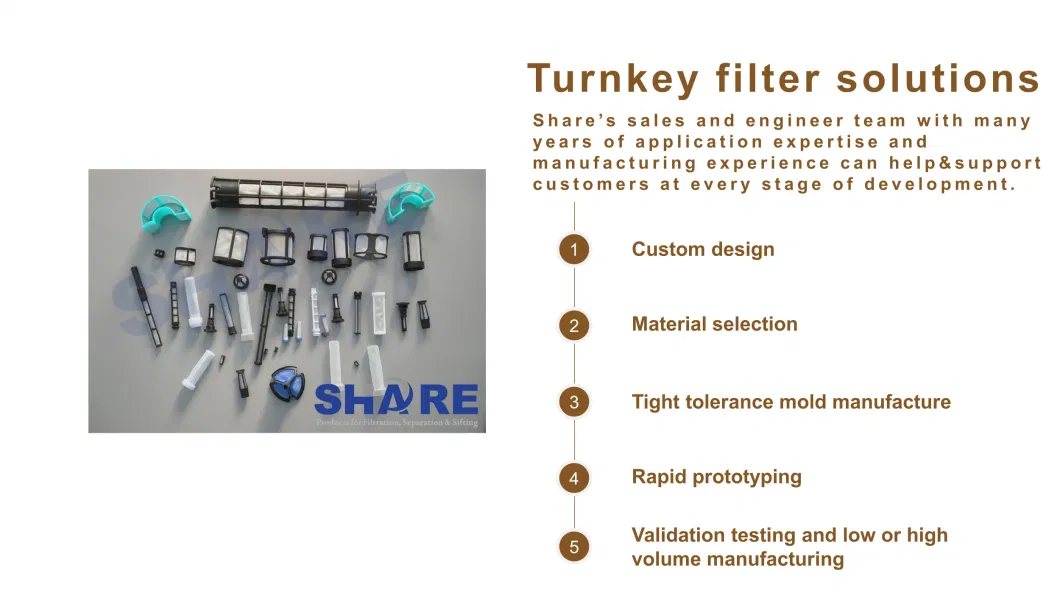 Plastic Filters & Strainers & Sieves with PP Filter Mesh